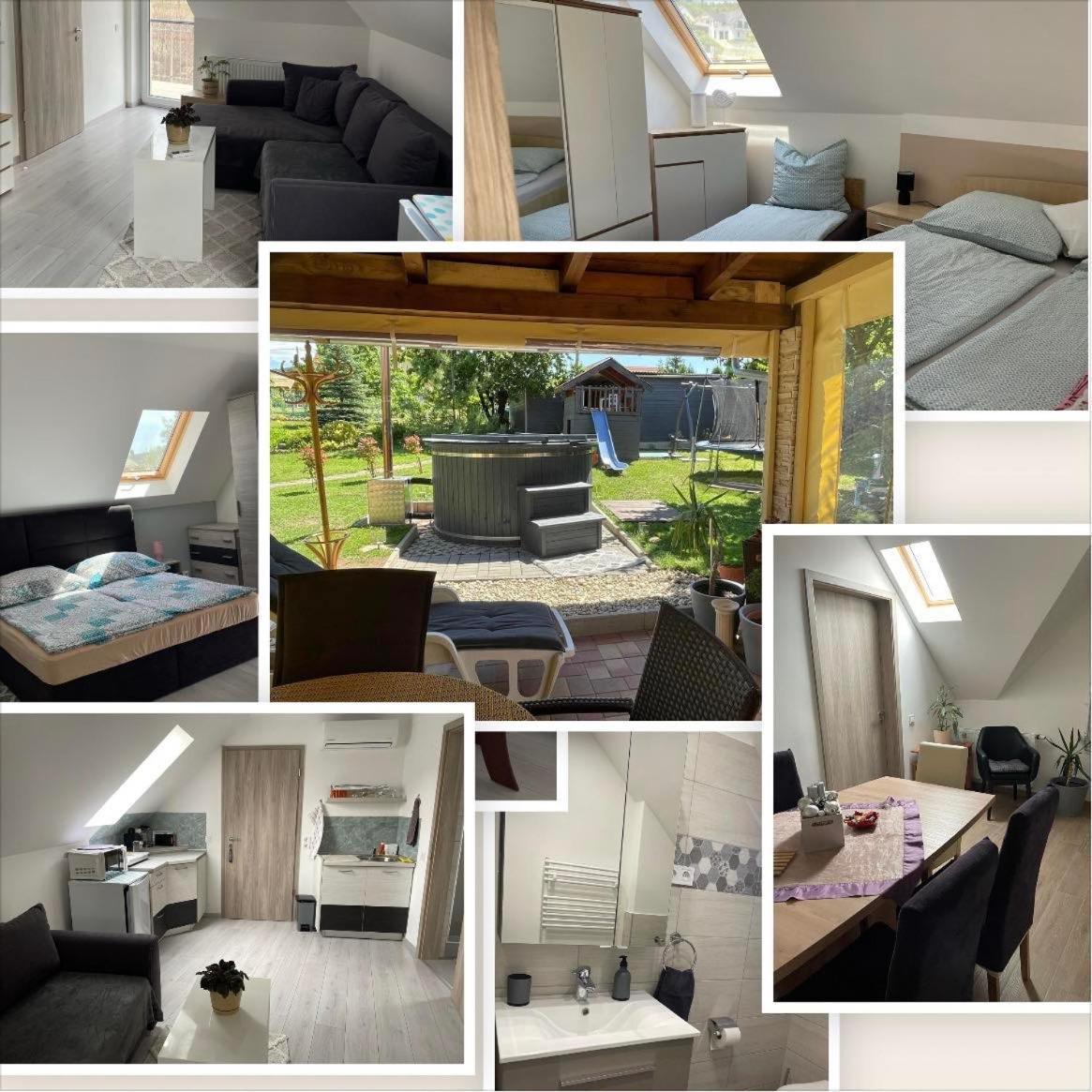 Jasmin Apartment House Vonyarcvashegy Esterno foto